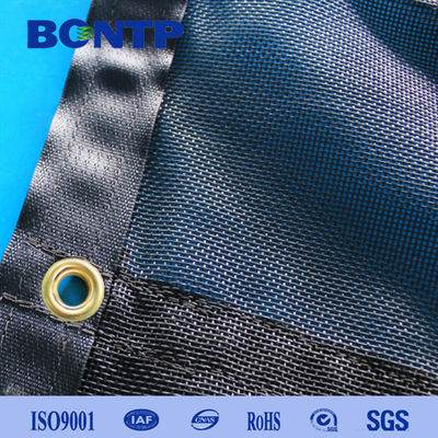 0.9m Sun Shade Nets With Grommets 70% 10 Ft X 20 Ft Black For Plant Cover