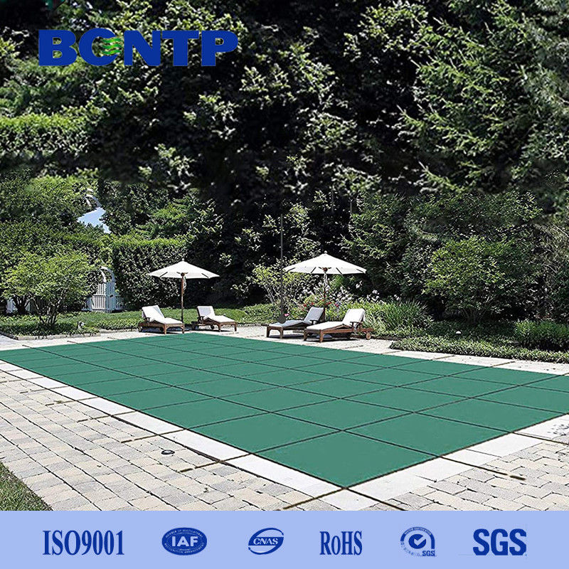 China Factory Durable PP Mesh Inground Swimming Pool Cover Winter Cover for Safety Protection finished products